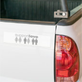 supportliefde bumpersticker (Op Truck)
