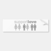 supportliefde bumpersticker (Voorkant)