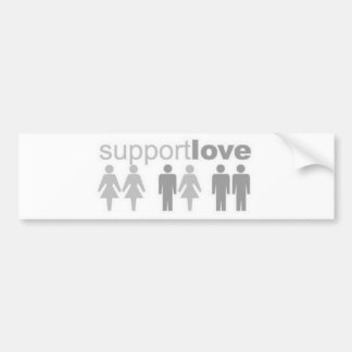 supportliefde bumpersticker