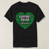 Supportplein I Cholangiocarcinoom, verbrijzelend T-shirt (Design voorkant)