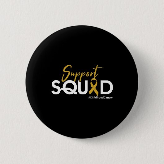 Supportplein - Voorlichting over kinderkanker Ronde Button 5,7 Cm (Voorkant)