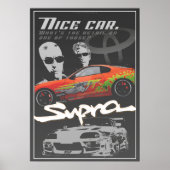 Supra A80 Fast & Furious Poster (Voorkant)