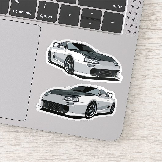 Supra Car Sticker (Detail)