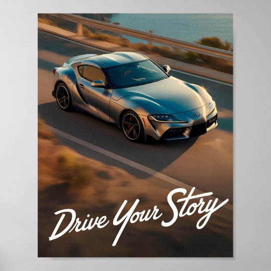 Supra Drive Your Story Poster (Voorkant)