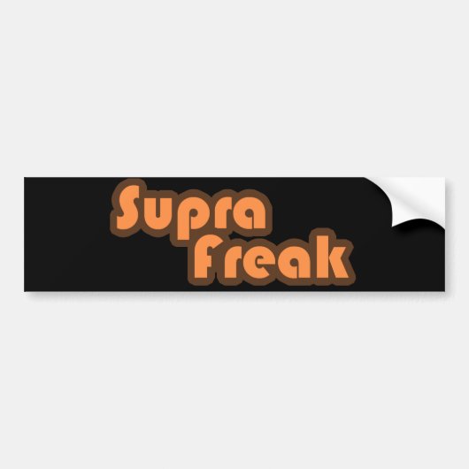 Supra Freak Bumpersticker (Voorkant)