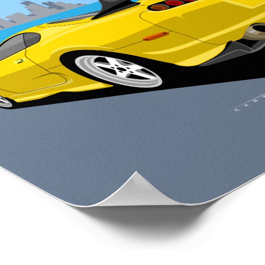 Supra MK4 afbeelding Poster (Hoek)