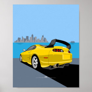 Supra MK4 afbeelding Poster