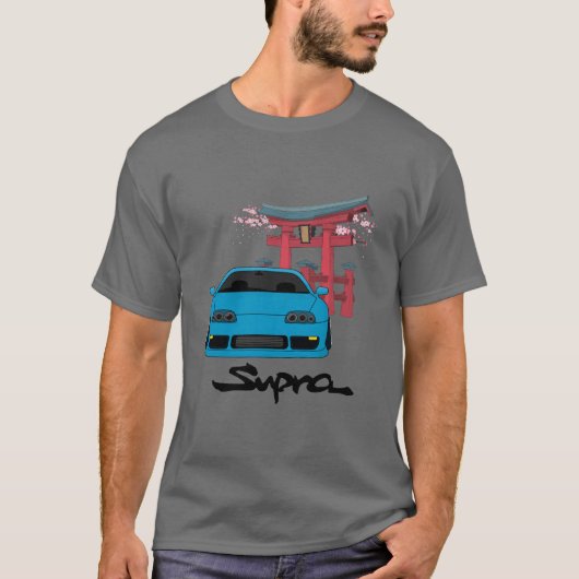 Supra MK4 Sakura Torii JDM Art T-shirt (Voorkant)