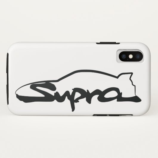 Supra Silhouette Case-Mate iPhone Case (Achterkant (horizontaal))