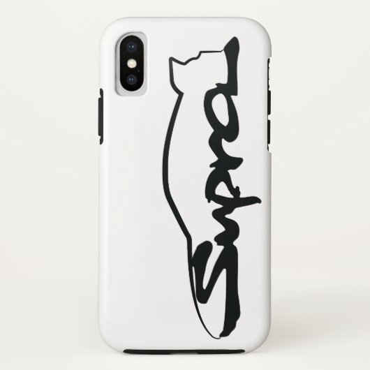 Supra Silhouette Case-Mate iPhone Case (Achterkant)
