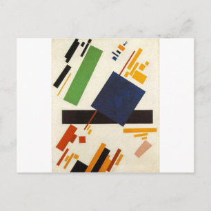 Suprematische schilderijen van Kazimir Malevich Briefkaart