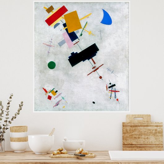 Suprematism (abstract art) ~ poster (Keuken)
