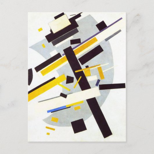 Suprematisme door Kazimir Malevich Briefkaart (Voorkant)