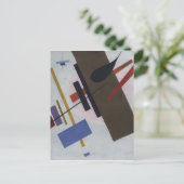 Suprematisme door Kazimir Malevich Briefkaart (Staand voorkant)