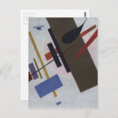 Suprematisme door Kazimir Malevich Briefkaart (Voorkant / Achterkant)
