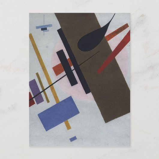 Suprematisme door Kazimir Malevich Briefkaart (Voorkant)