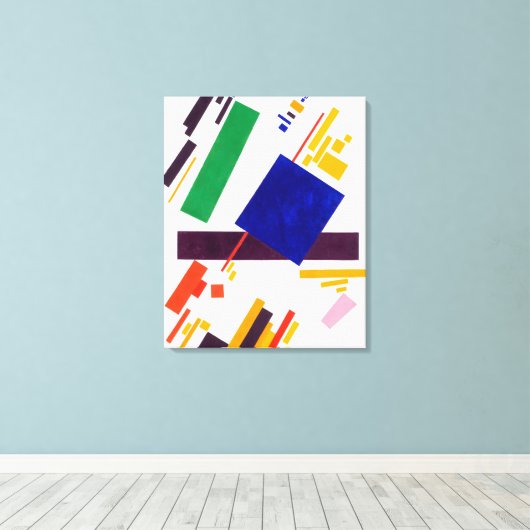 Suprematist Compositie | Kazimir Malevich | Canvas Afdruk (Insitu (Houten vloer))