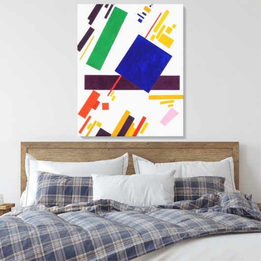 Suprematist Compositie | Kazimir Malevich | Canvas Afdruk (Insitu (Slaapkamer))