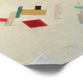 Suprematist Compositie nr. 56, 1936 Poster (Hoek)