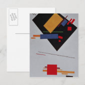 Suprematist Composition, 1915 Briefkaart (Voorkant / Achterkant)