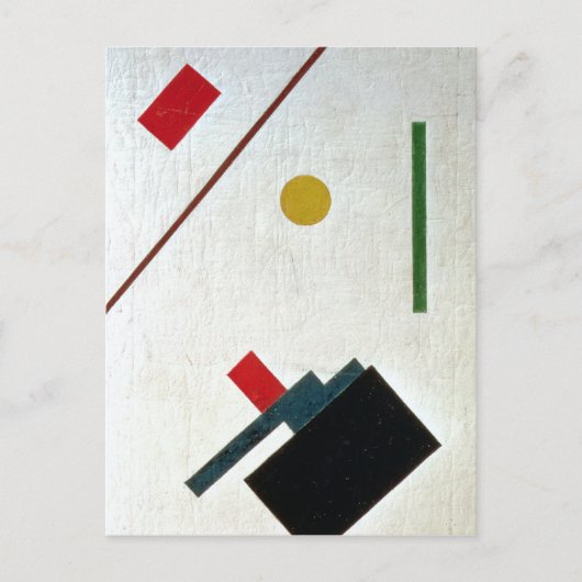 Suprematist Composition, 1915 Briefkaart (Voorkant)
