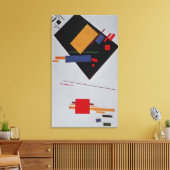 Suprematist Composition, 1915 Canvas Afdruk (Insitu (Woonkamer))