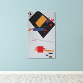 Suprematist Composition, 1915 Canvas Afdruk (Insitu (Houten vloer))