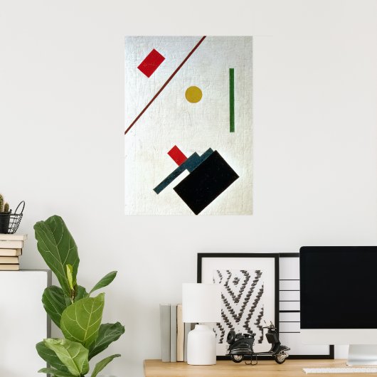 Suprematist Composition, 1915 Poster (Thuiskantoor)