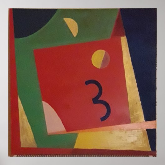 Suprematist Raphael Canossa Poster (Voorkant)