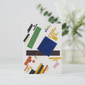 Suprematist Samenstelling door Kazimir Malevich 19 Briefkaart (Staand voorkant)
