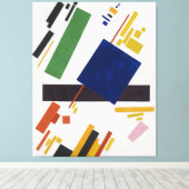 Suprematist Samenstelling door Kazimir Malevich 19 Canvas Afdruk (Insitu (Houten vloer))
