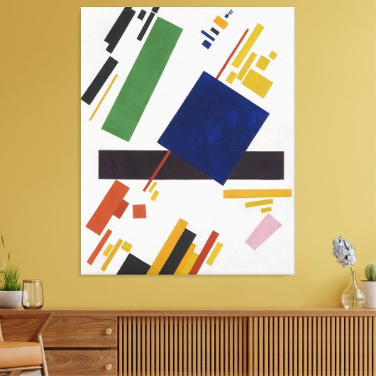 Suprematist Samenstelling door Kazimir Malevich 19 Canvas Afdruk (Insitu (Woonkamer))