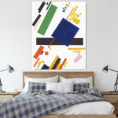 Suprematist Samenstelling door Kazimir Malevich 19 Canvas Afdruk (Insitu (Slaapkamer))