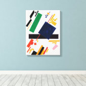 Suprematist Samenstelling van Kazimir Malevich Canvas Afdruk (Insitu (Houten vloer))