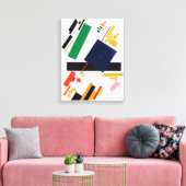 Suprematist Samenstelling van Kazimir Malevich Canvas Afdruk (Insitu (Woonkamer))