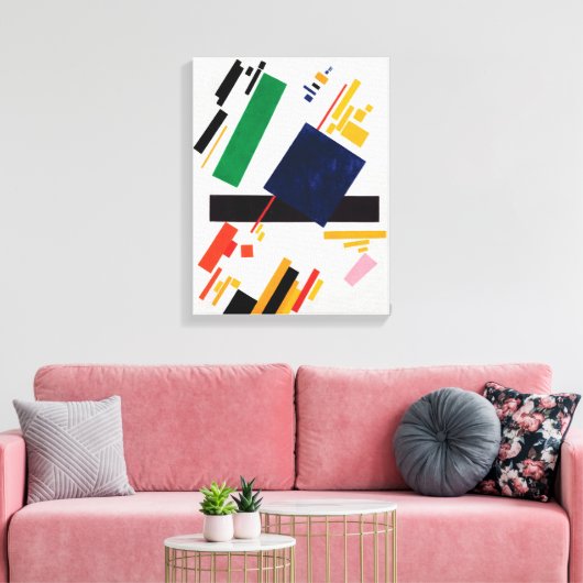 Suprematist Samenstelling van Kazimir Malevich Canvas Afdruk (Insitu (Woonkamer))