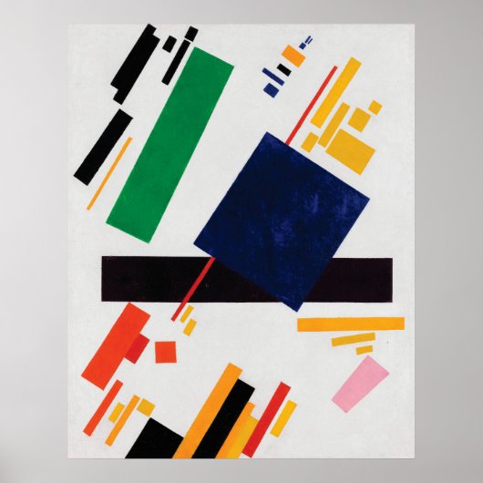Suprematist Samenstelling van Kazimir Malevich Poster (Voorkant)