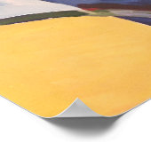 Suprematistische compositie met driehoek poster (Hoek)