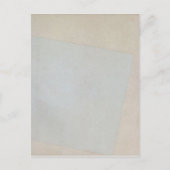 Suprematistische samenstelling: White over White d Briefkaart (Voorkant)