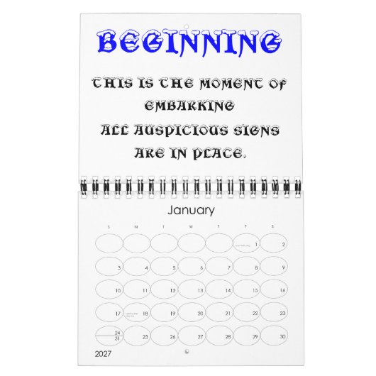 SUPREME ASSAILANT CALENDAR KALENDER (Jan 2027)