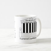 Supreme CourtHaiku.com koffiebeker Koffiemok (Voorkant rechts)