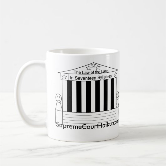 Supreme CourtHaiku.com koffiebeker Koffiemok (Links)