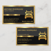 Supreme Gold Tab Lijst Grey Black Layers Visitekaartje (Voorkant / Achterkant)