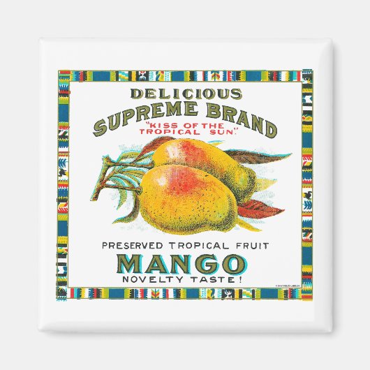 Supreme Mango Preserveert Magneet (Voorkant)