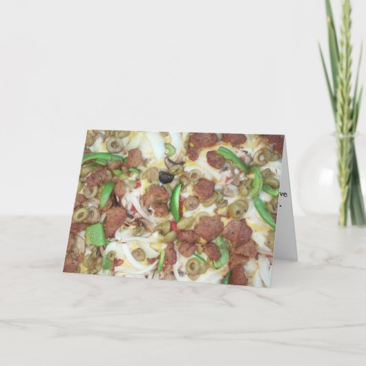 'Supreme Pizza' krijgt een goede Kaart (Voorkant)