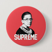 SUPREME RBG RONDE BUTTON 7,6 CM (Voorkant)