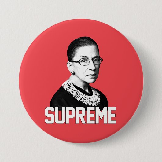SUPREME RBG RONDE BUTTON 7,6 CM (Voorkant)