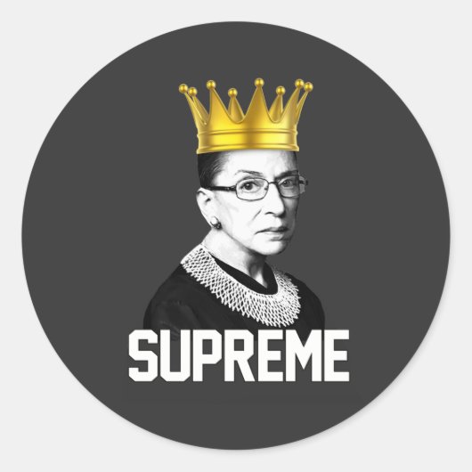 SUPREME RBG RONDE STICKER (Voorkant)