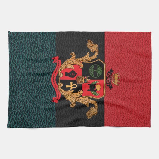 Supreme Royalty Nobility Crest Towel (Pan-Tri) Theedoek (Horizontaal)