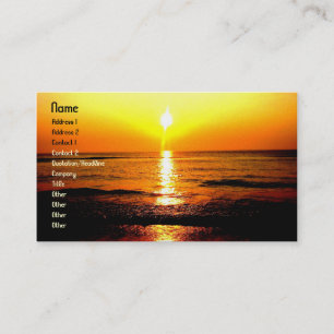 SupremeBeachsunrise, Name, Address 1, Address 2.. Visitekaartje